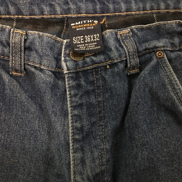 Smith’s Workwear Flannel Lined Work Jeans - Picture 2 of 5